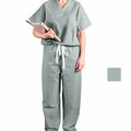 Medline Encore Unisex 2-Pocket Scrub Top, X-Small, Jade MVSJGXS